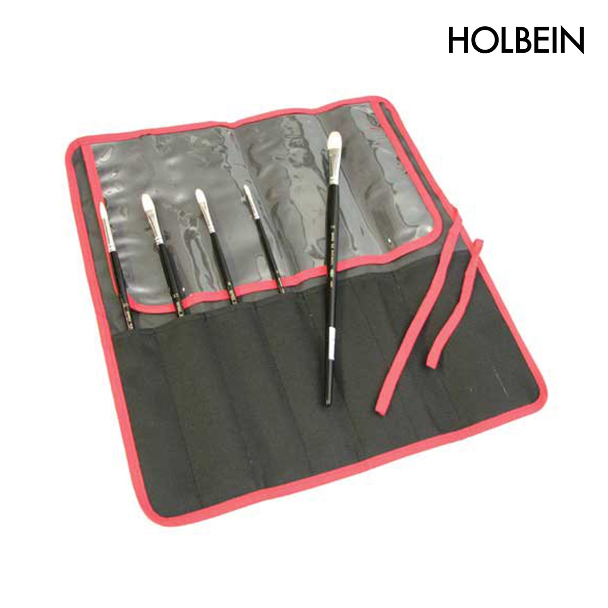ホルベイン 画筆セット 3 油絵用筆(豚毛平) 4本組セット (130313)
