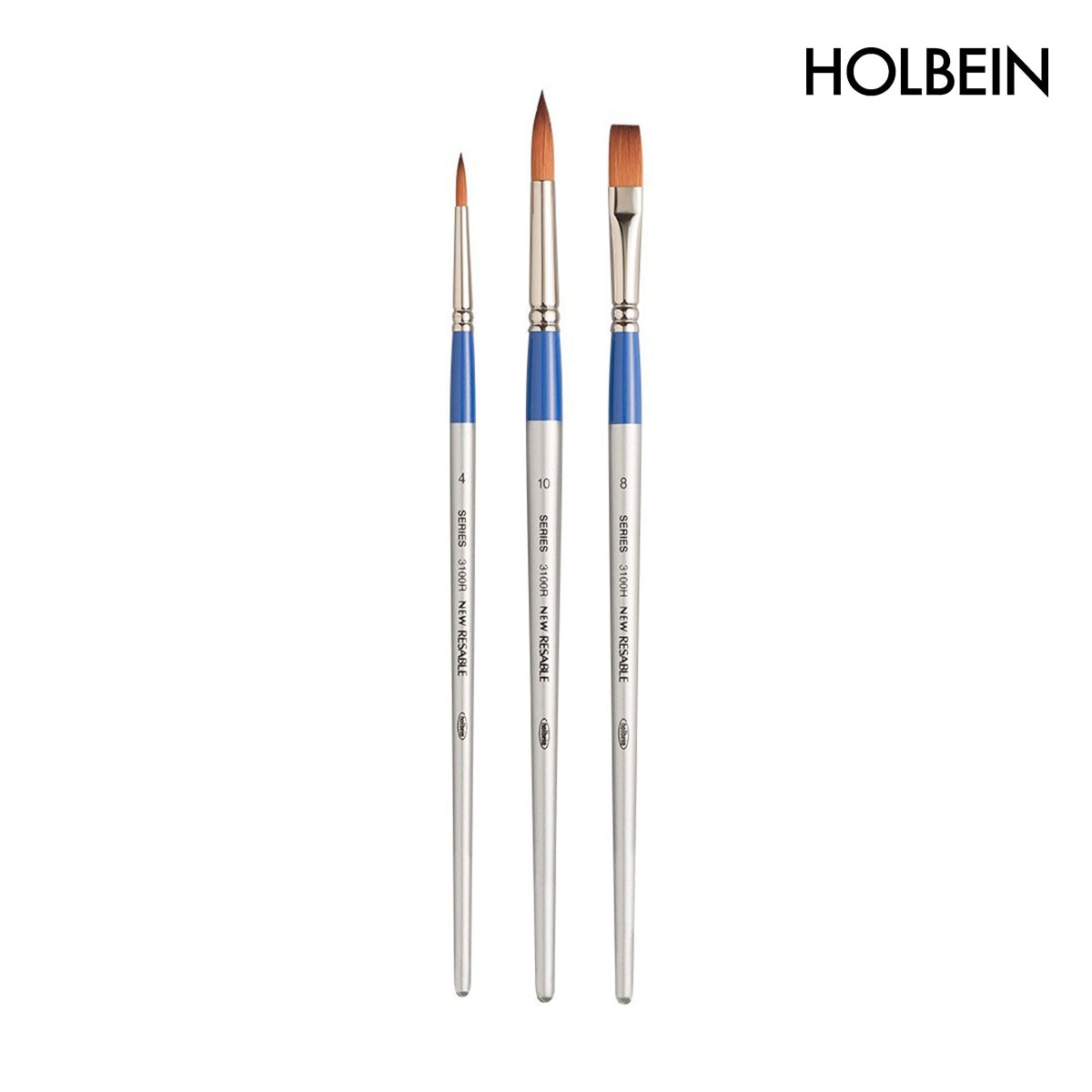 ホルベイン 画筆セット 7 アクリル・水彩用筆 3本組セット