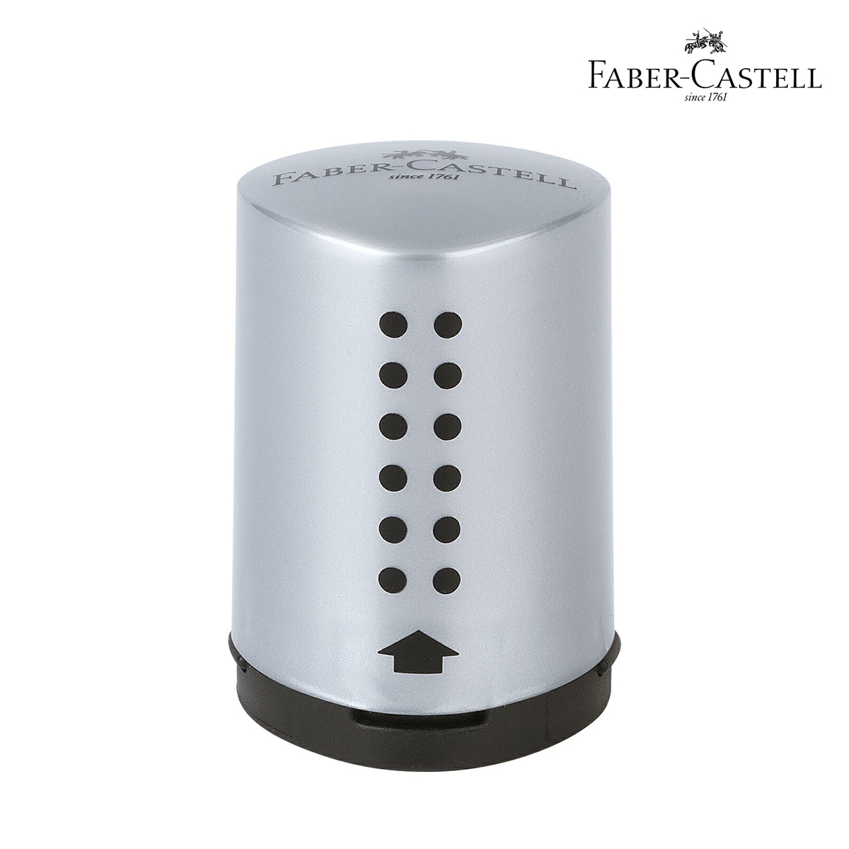 ファーバーカステル グリップ2001 ミニシャープナー シルバー (183700)