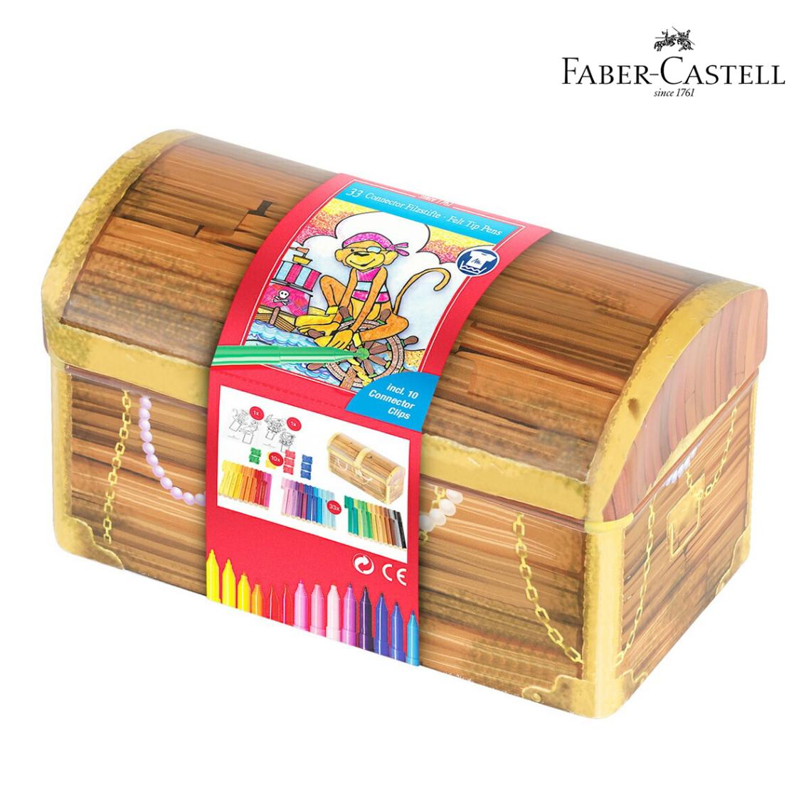 ファーバーカステル コネクターペン 33本 宝箱セット(155536)