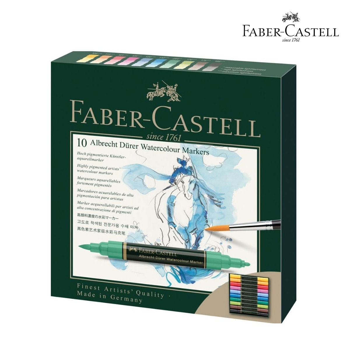 ファーバーカステル デューラー水彩マーカーセット 10色セット (160310)