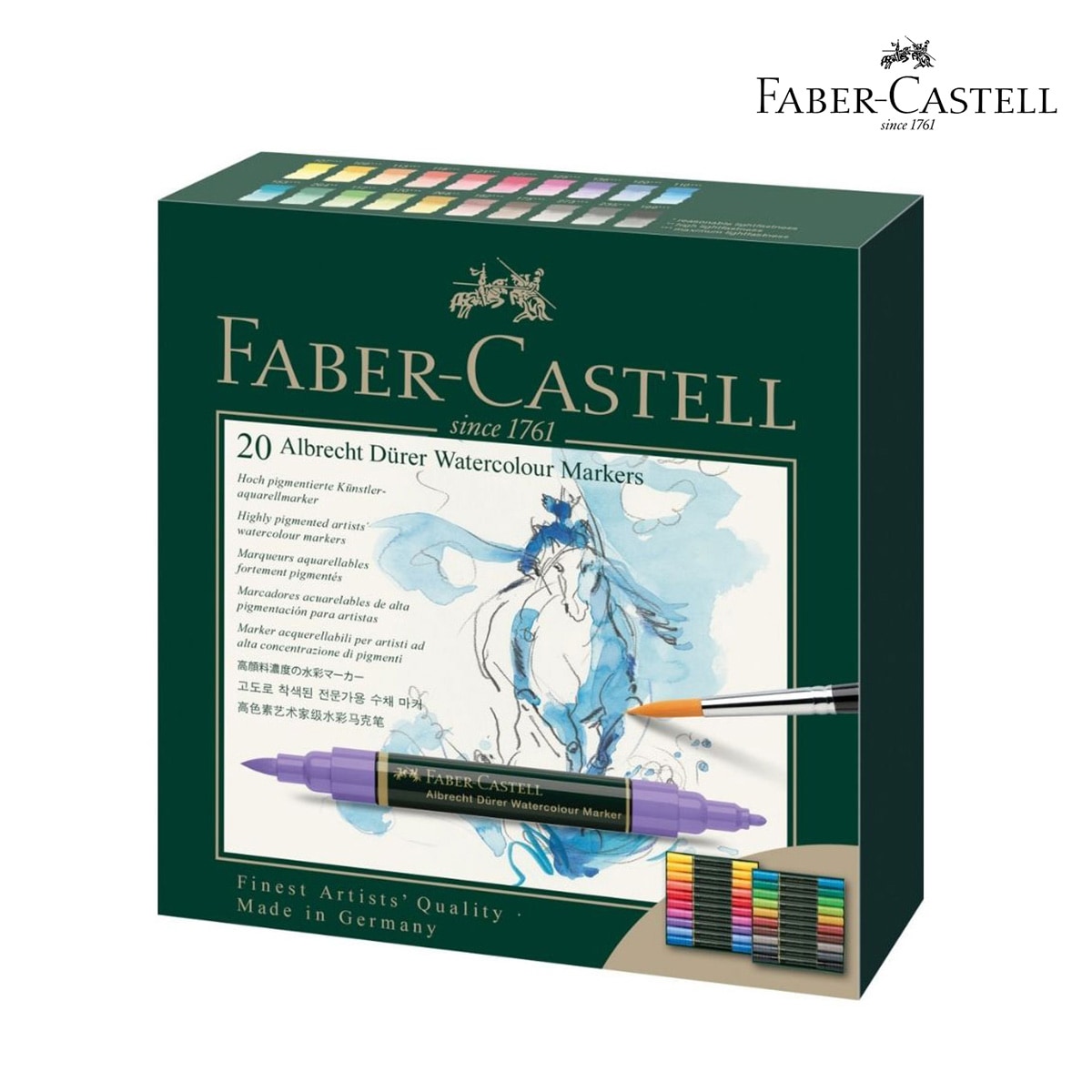 ファーバーカステル デューラー水彩マーカーセット 20色セット (160320)