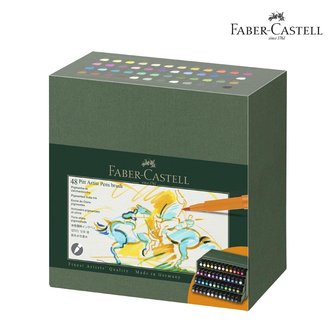 ファーバーカステル ピットアーティストペンスタジオボックス 48色セット NEW (167192)