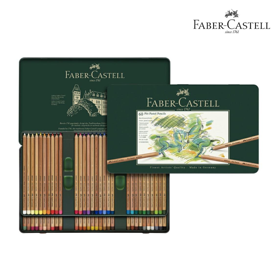 ファーバーカステル ピットパステル色鉛筆セット 60色 (112160)