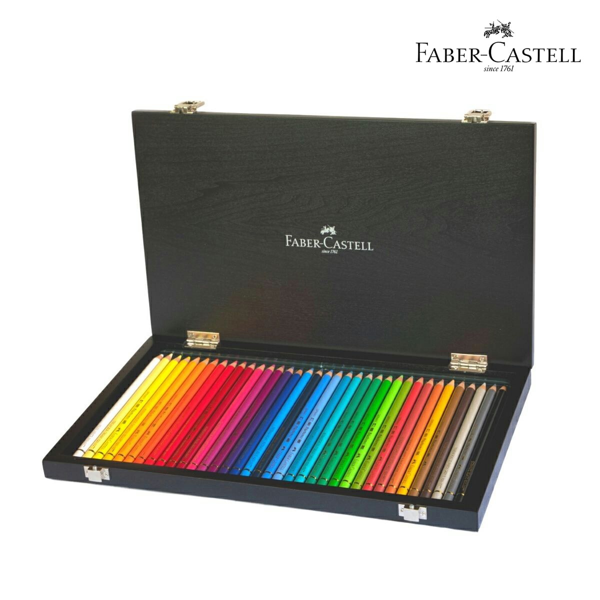 ファーバーカステル ポリクロモス色鉛筆 36色セット 木箱 (110036W)