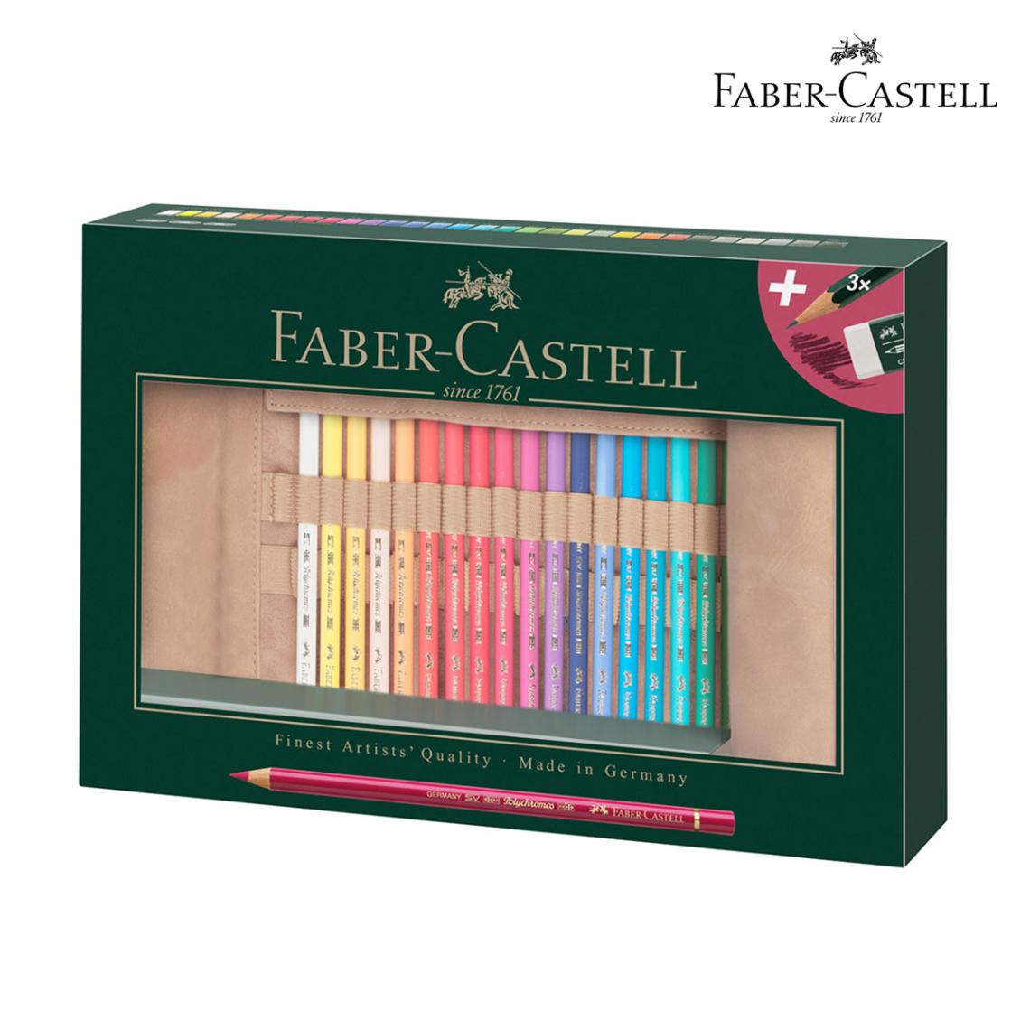 ファーバーカステル ポリクロモス色鉛筆 ペンシルロール30色セット (110030)