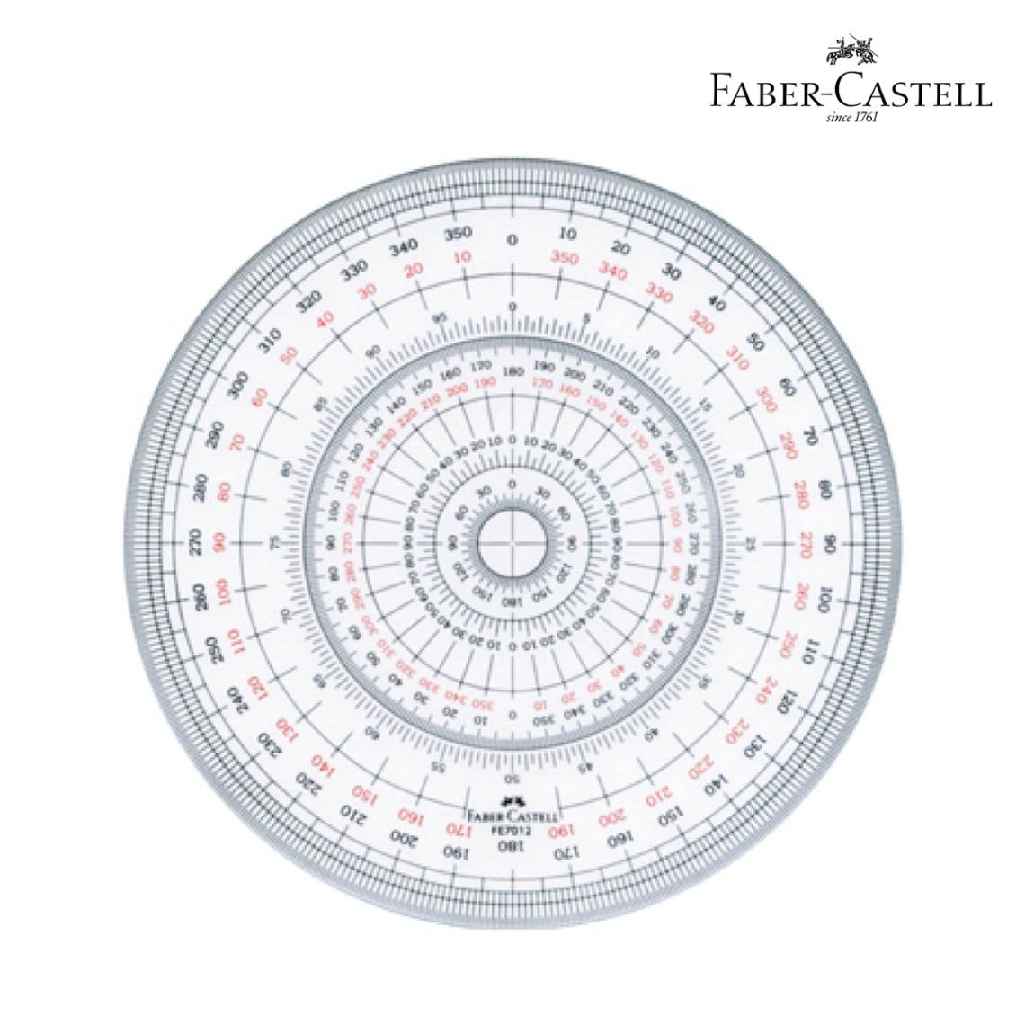 ファーバーカステル 全円分度器 12cm(FE 7012)