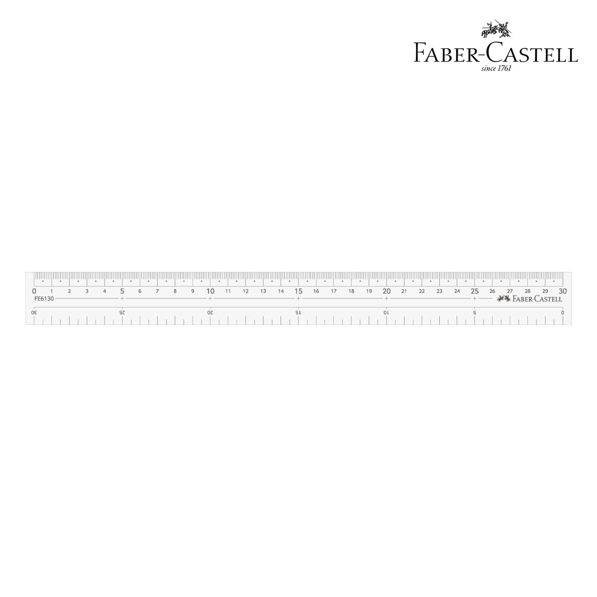 ファーバーカステル 両目盛直定規 30cm(FE 6130)
