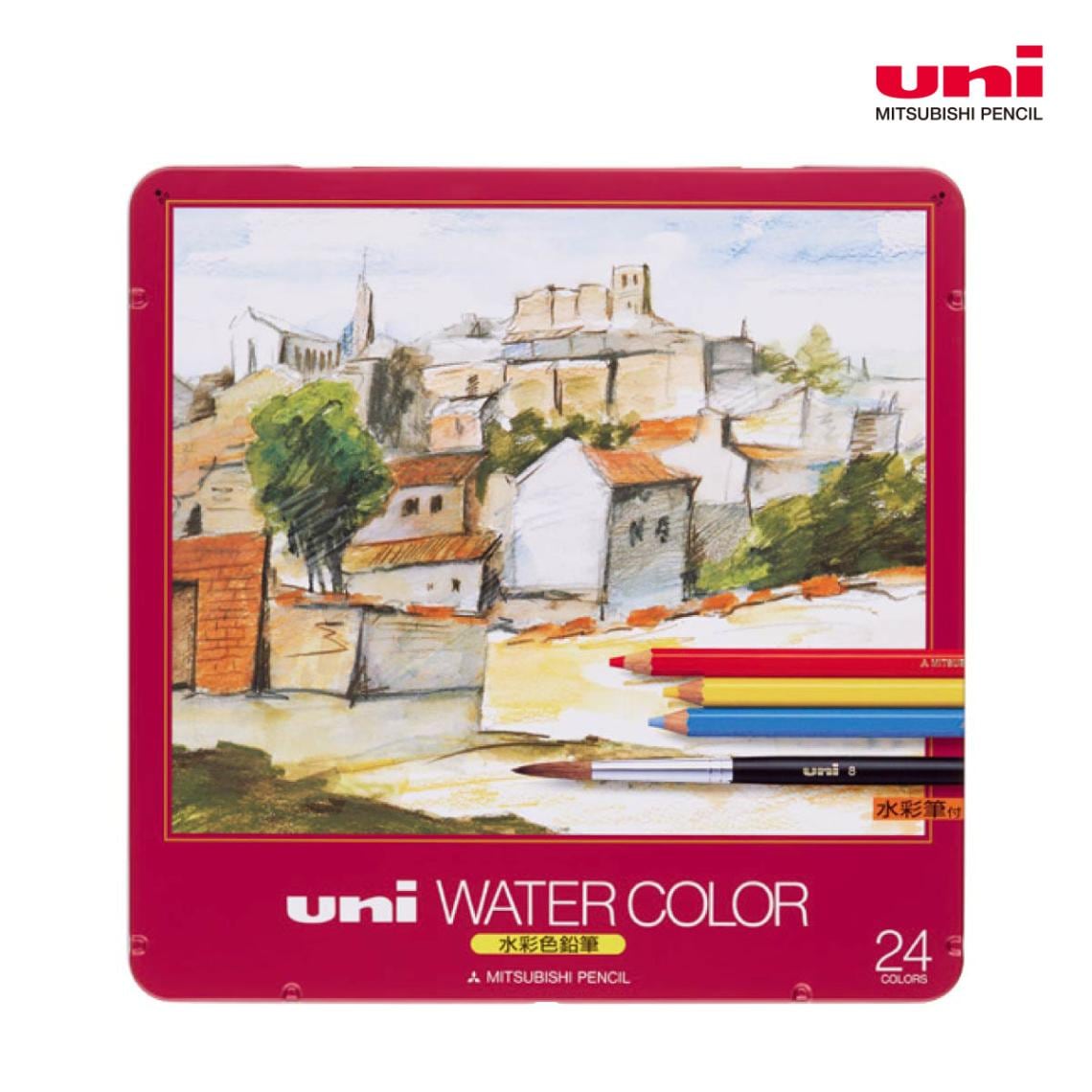 三菱鉛筆 ユニウォーターカラー24色セット(UWC24C)