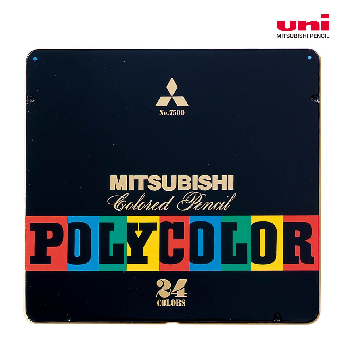 三菱鉛筆 ポリカラー24色セット(K750024C)