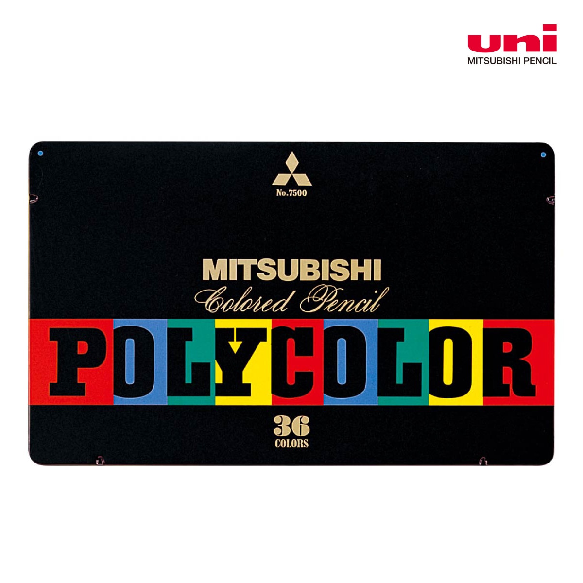 三菱鉛筆 ポリカラー36色セット(K750036C)