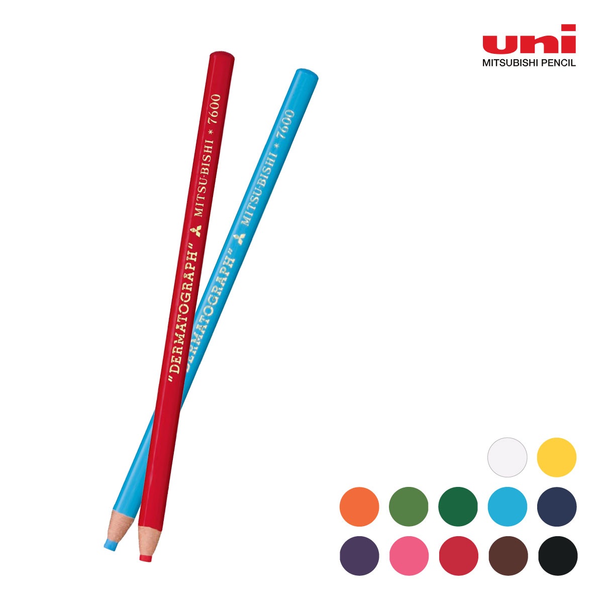 三菱鉛筆 油性ダーマトグラフ 単色販売 全12色