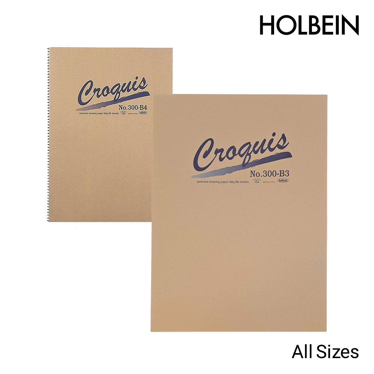 ホルベイン クロッキーブック NO.300  全3種