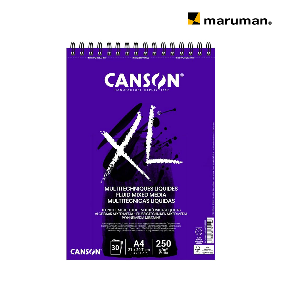 キャンソン XL フルーイドゥミックスメディア A4 (110-533)