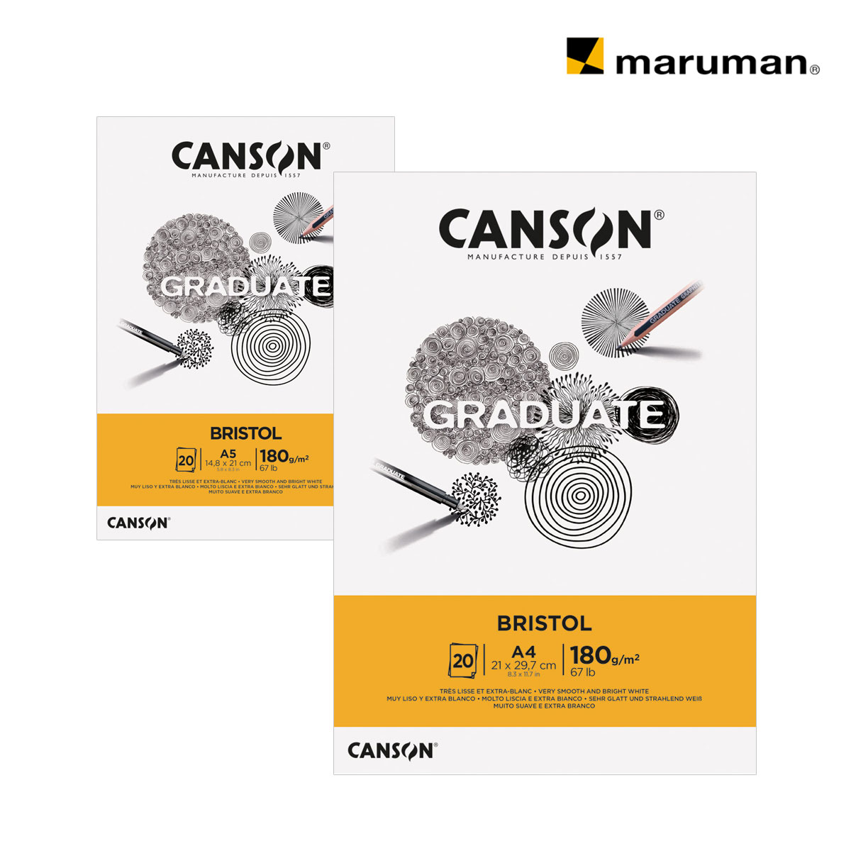 マルマン グラジュエイト ブリストル パッド (A5/A4)