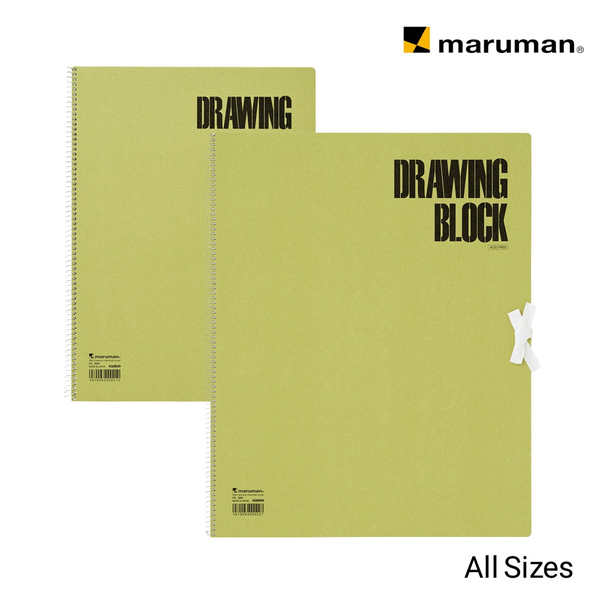 マルマン スケッチブック OLIVE オリーブ (SM/F4/F6/F8/B3)
