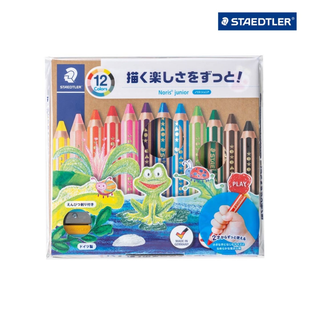 ステッドラー ノリスジュニア色鉛筆 12色セット (140 C12)