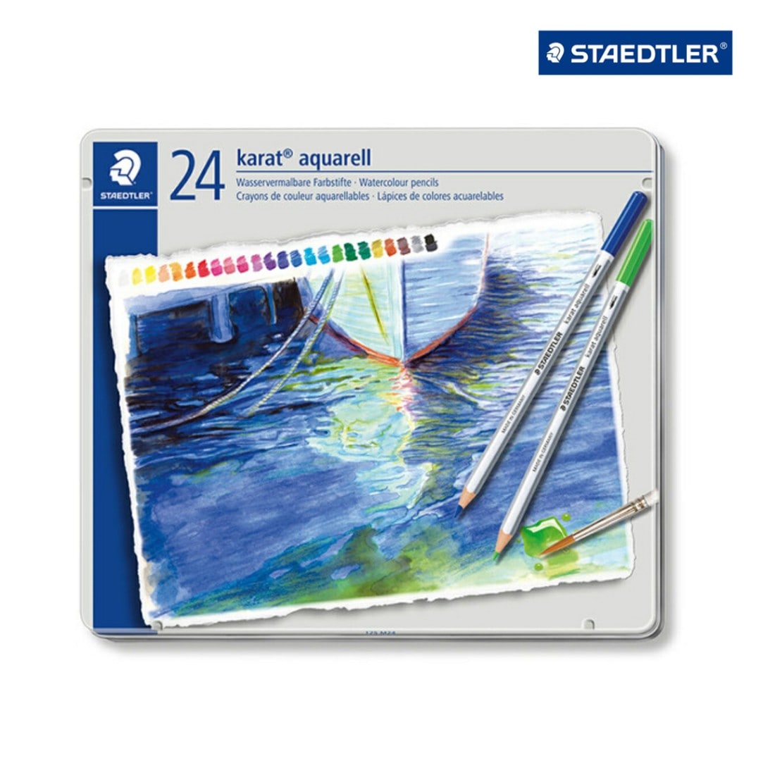 ステッドラー カラト水彩色鉛筆 セット 24色 125 Ｍ24 (125 M24)