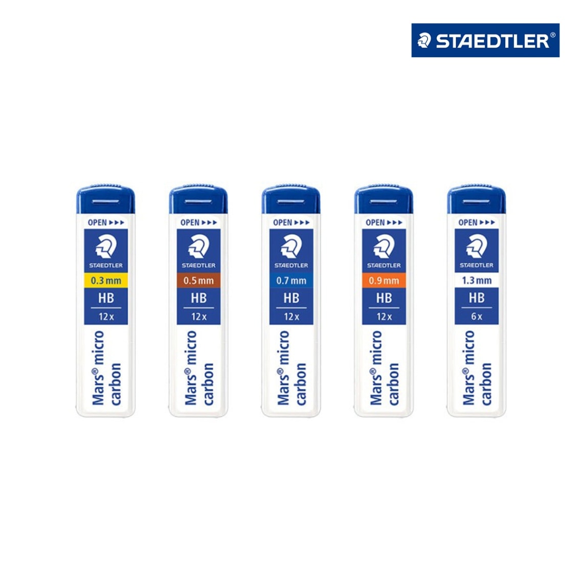 ステッドラー マイクロカーボン シャープ芯 250 0.3/0.5/0.7/0.9  単品販売 (全10種）