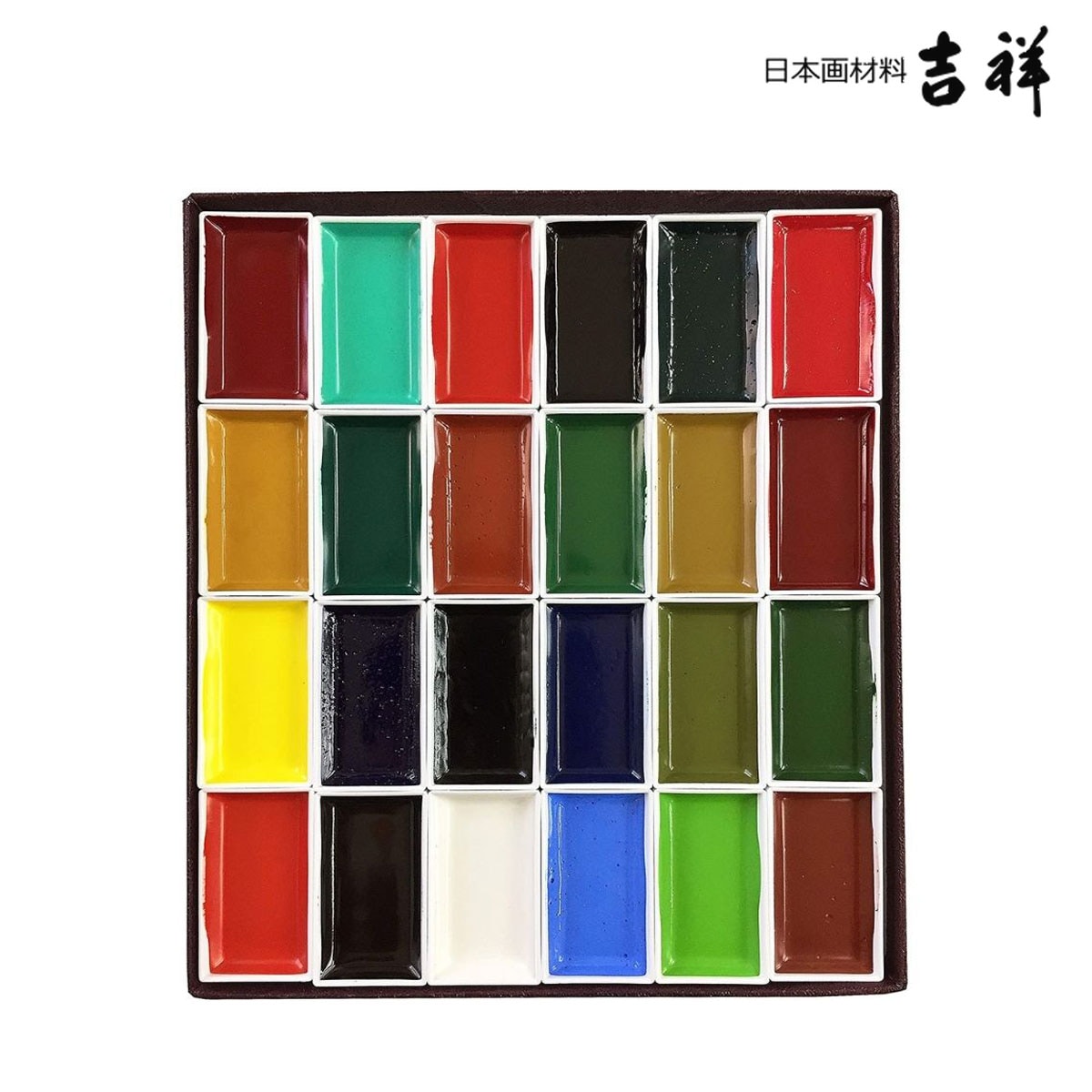 吉祥 顔彩セット 24色 (4-5)