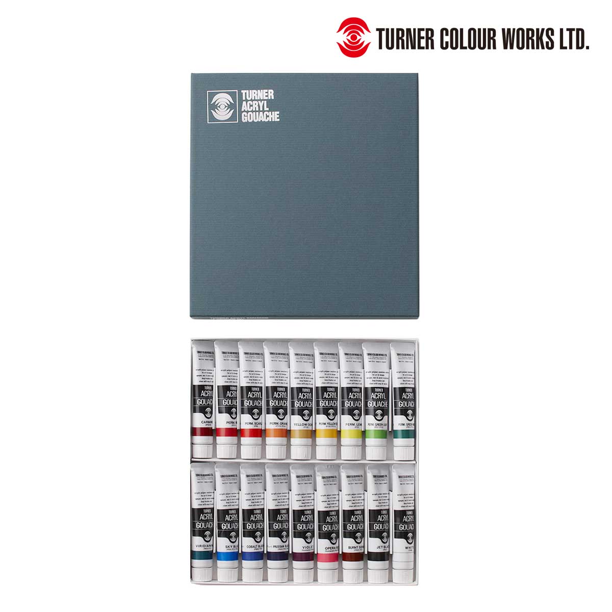 ターナー アクリルガッシュ 20mlセット 18色 (AG02018C)