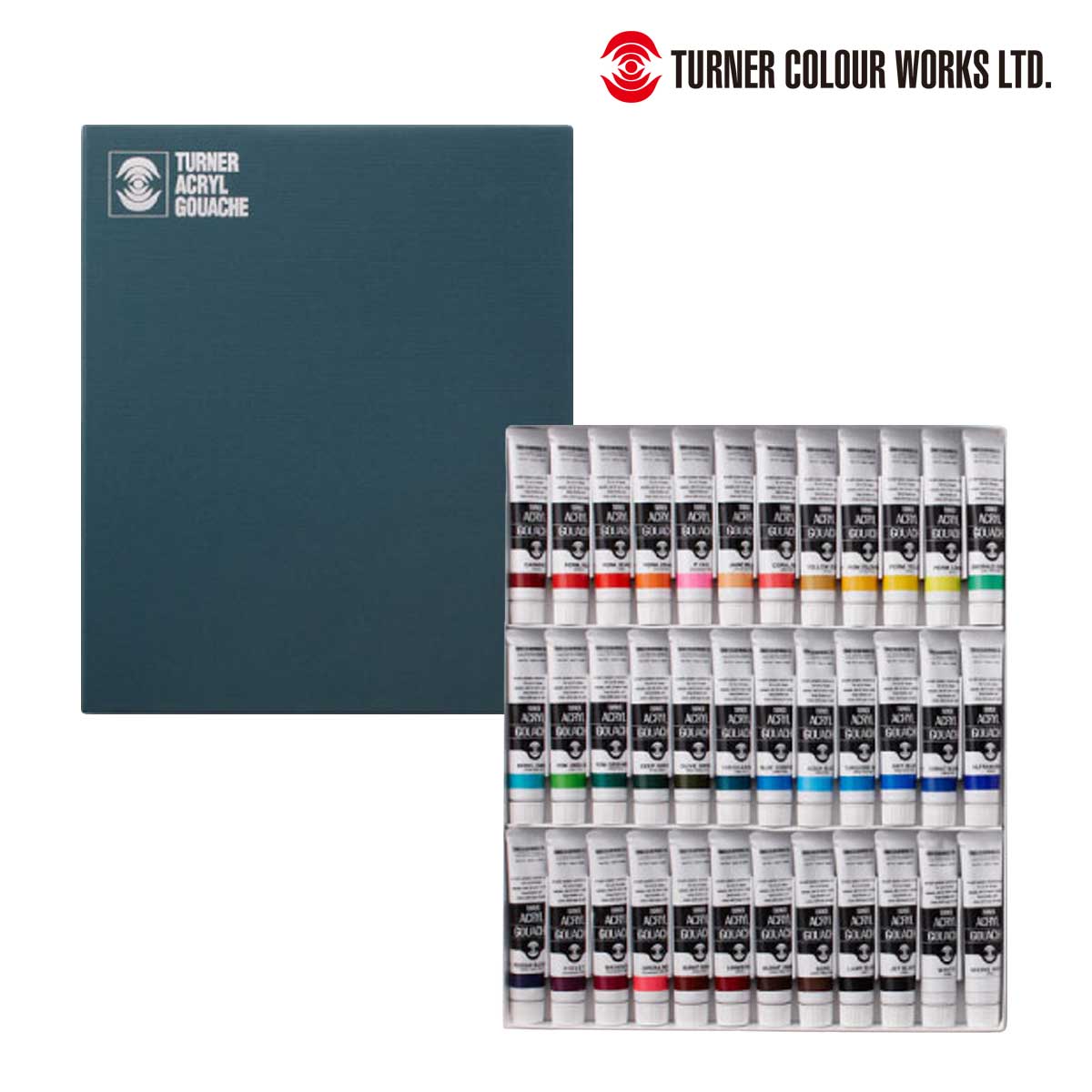 ターナー アクリルガッシュ 20mlセット 36色 (AG02036C)