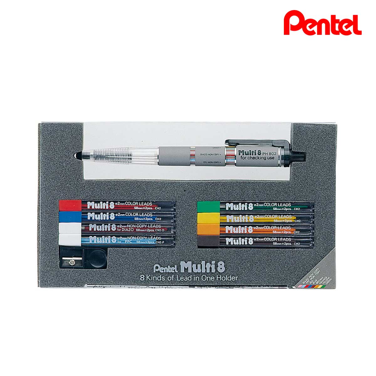 ぺんてる マルチ8セット ＰＨ802ＳＴ (PH802ＳＴ)