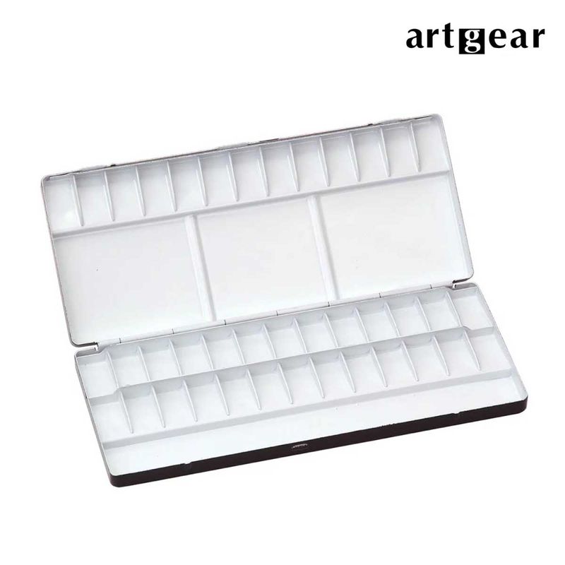 在庫限りプライス】artgear アルミ水彩パレット 39穴 (AGAP-239