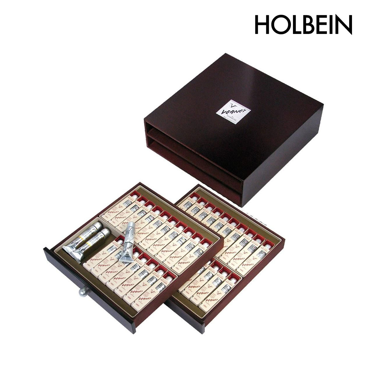 ホルベイン 高品位油絵具 ヴェルネ 20ml V199 40色 木箱全色セット
