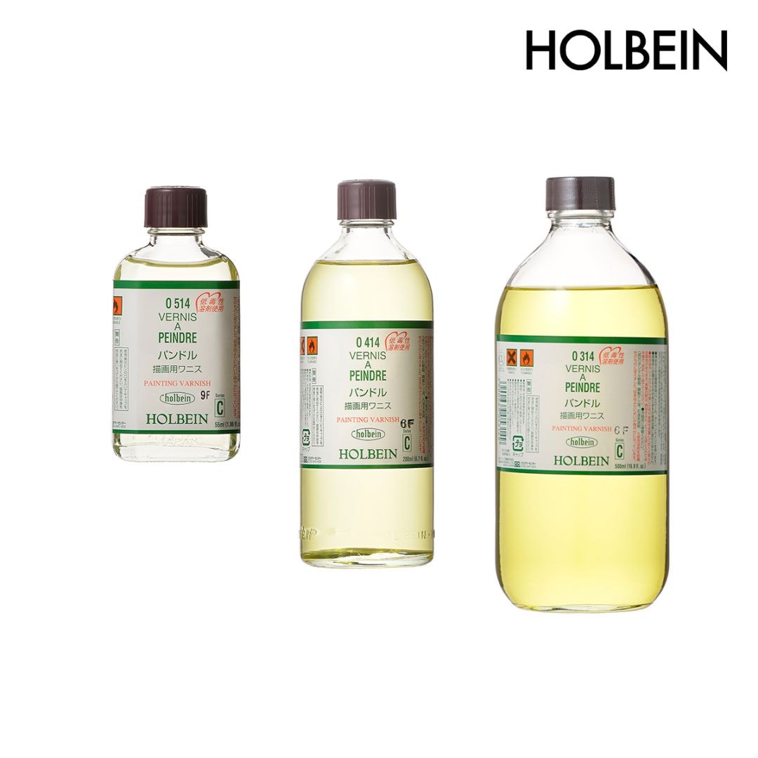 ホルベイン 油彩画用液 パンドル(描画用ワニス) 55ml/200ml/500ml