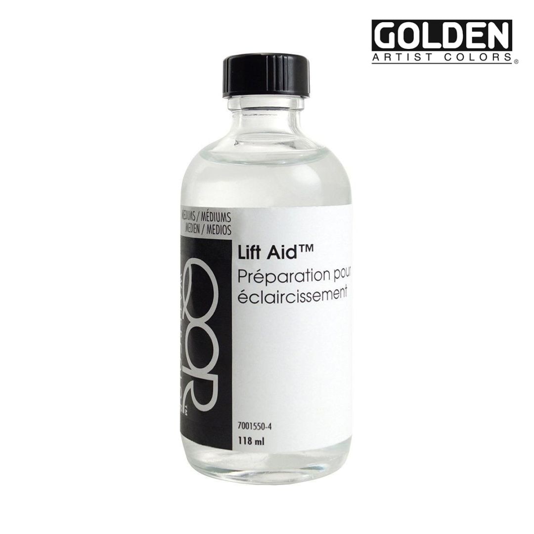 Golden 透明水彩絵具 QOR コア メディウム 118ml 1550 リフト エイド 