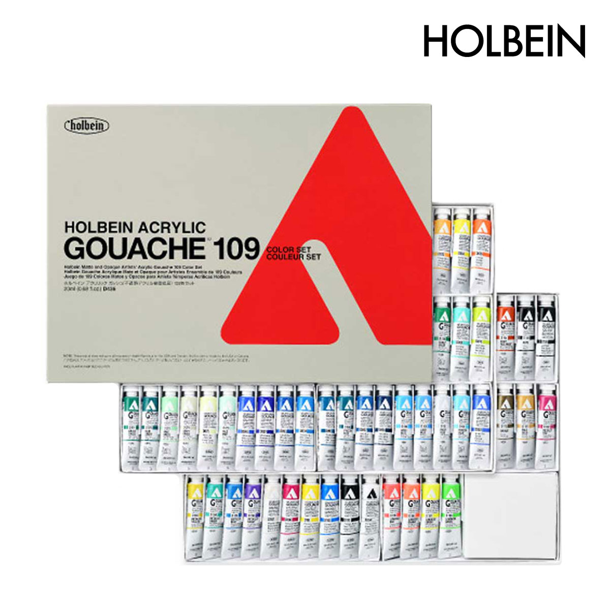 ホルベイン アクリリックガッシュ D439 20ml 109色全色セット 