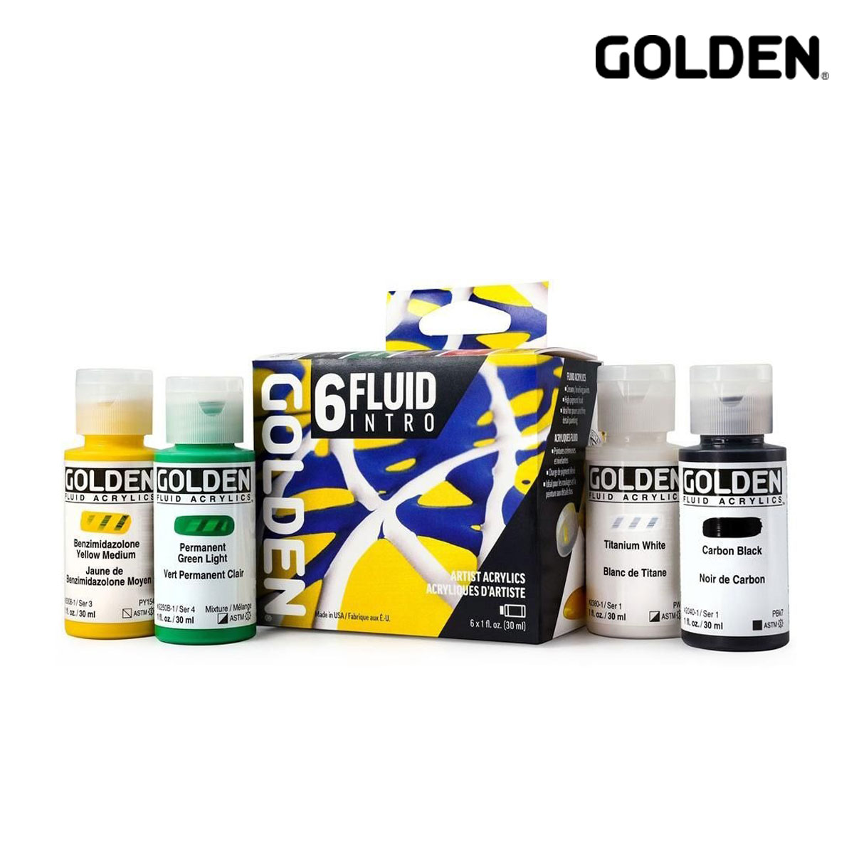 Golden アクリックス フルイド 30ml 060 イントロ6色セット 
