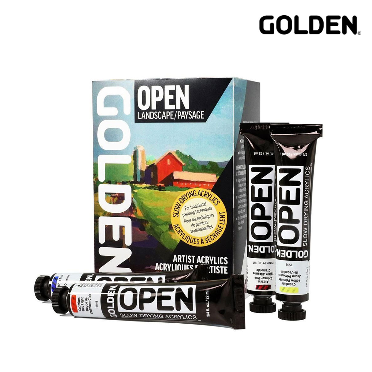 Golden アクリックス オープン 22ml 977 ランドスケープ8色セット