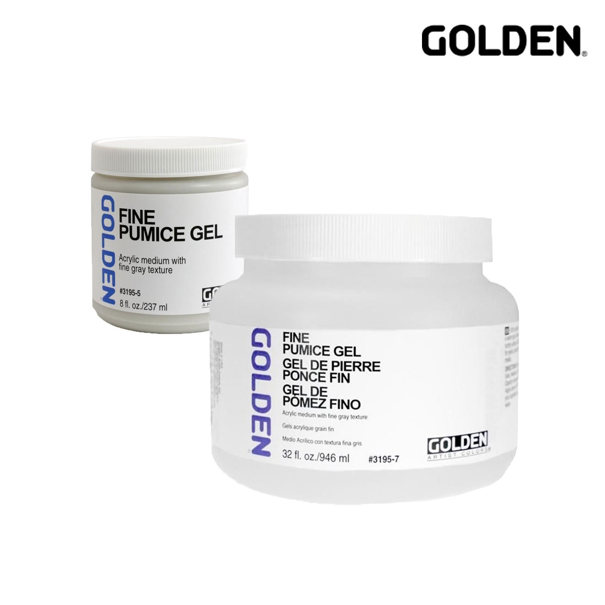 Golden アクリックス メディウム 3195 ファイン パミス ジェル 237ml/946ml