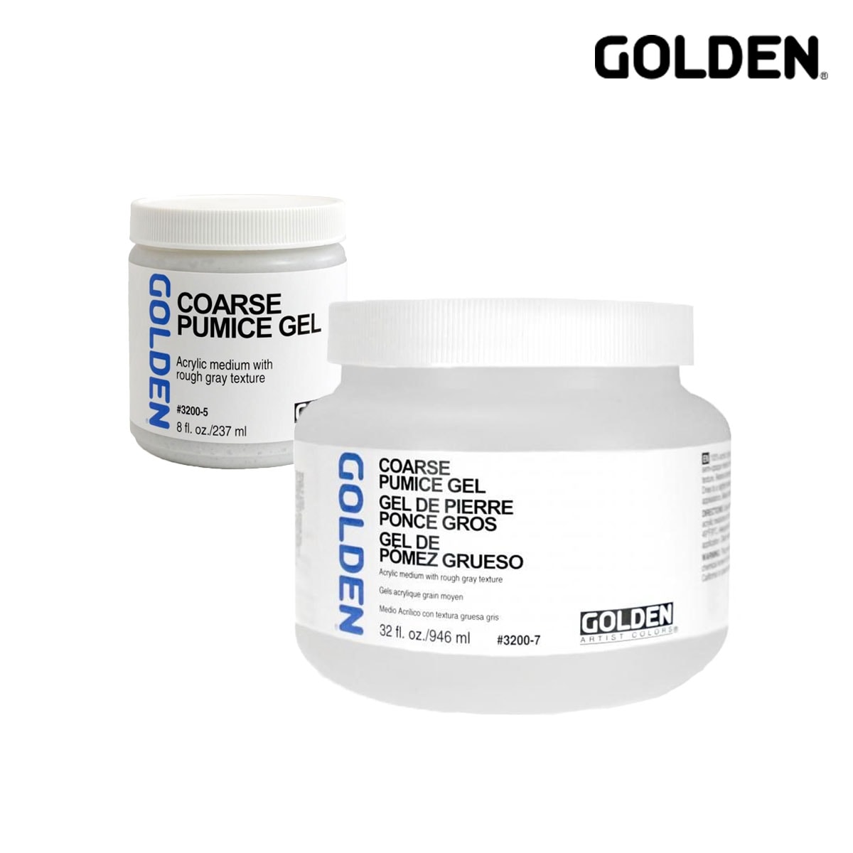 Golden アクリックス メディウム 3200 コース パミス ジェル 237ml/946ml