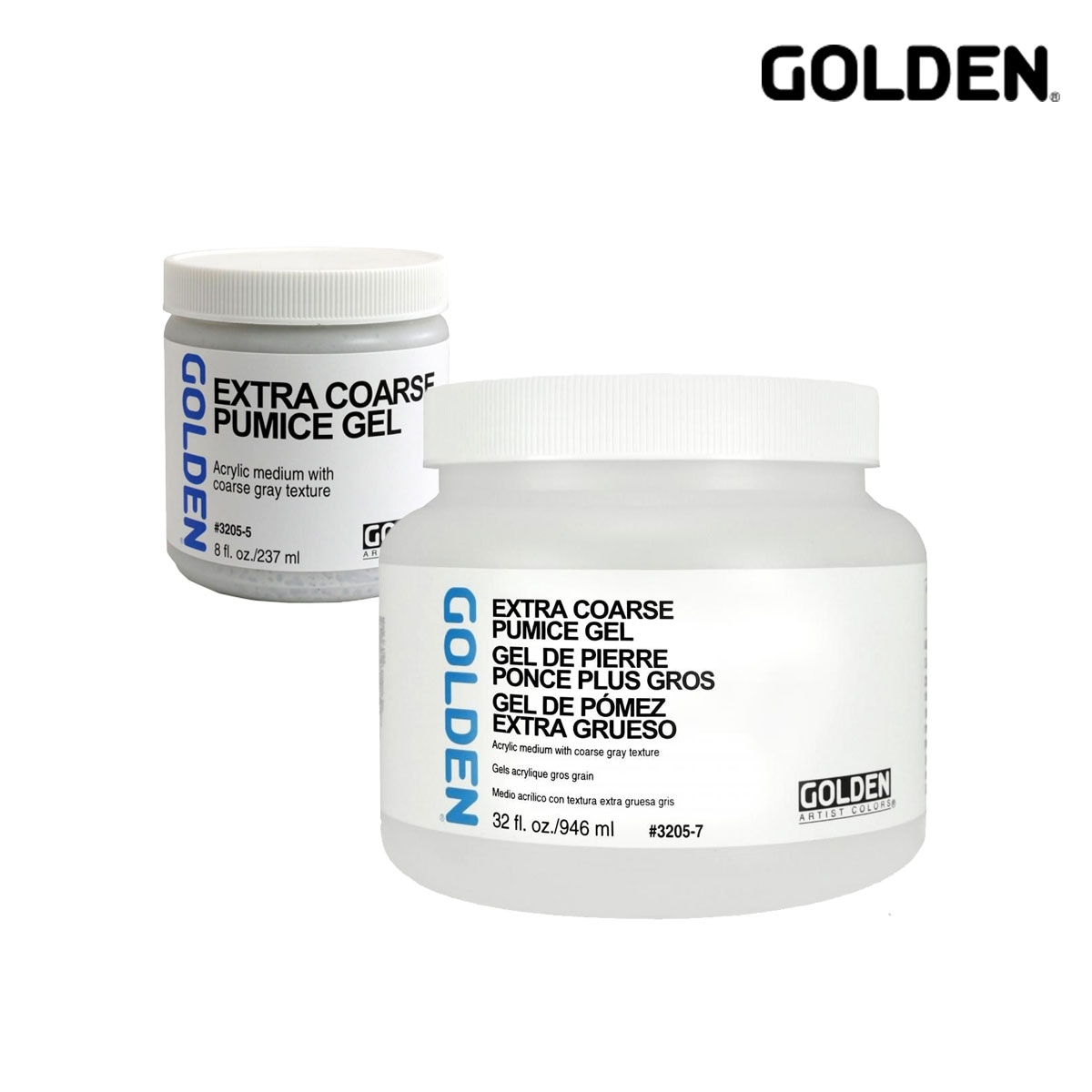 Golden アクリックス メディウム 3205 エキストラ コース パミス ジェル 237ml/946ml