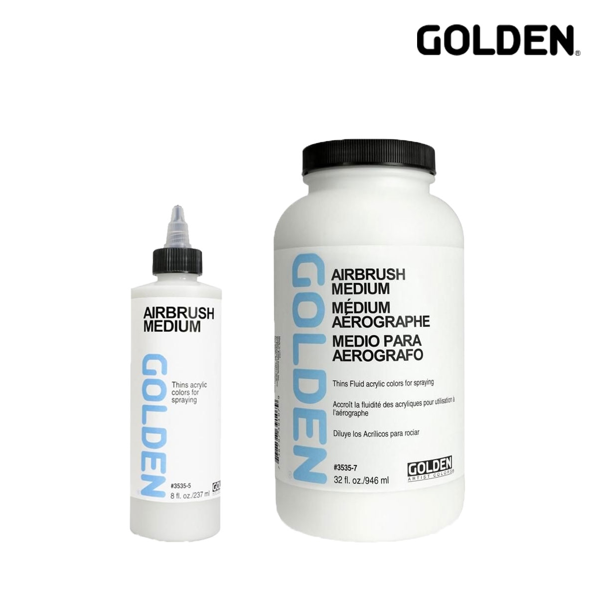 Golden アクリックス メディウム 3535 エアブラシ メディウム 237ml/946ml