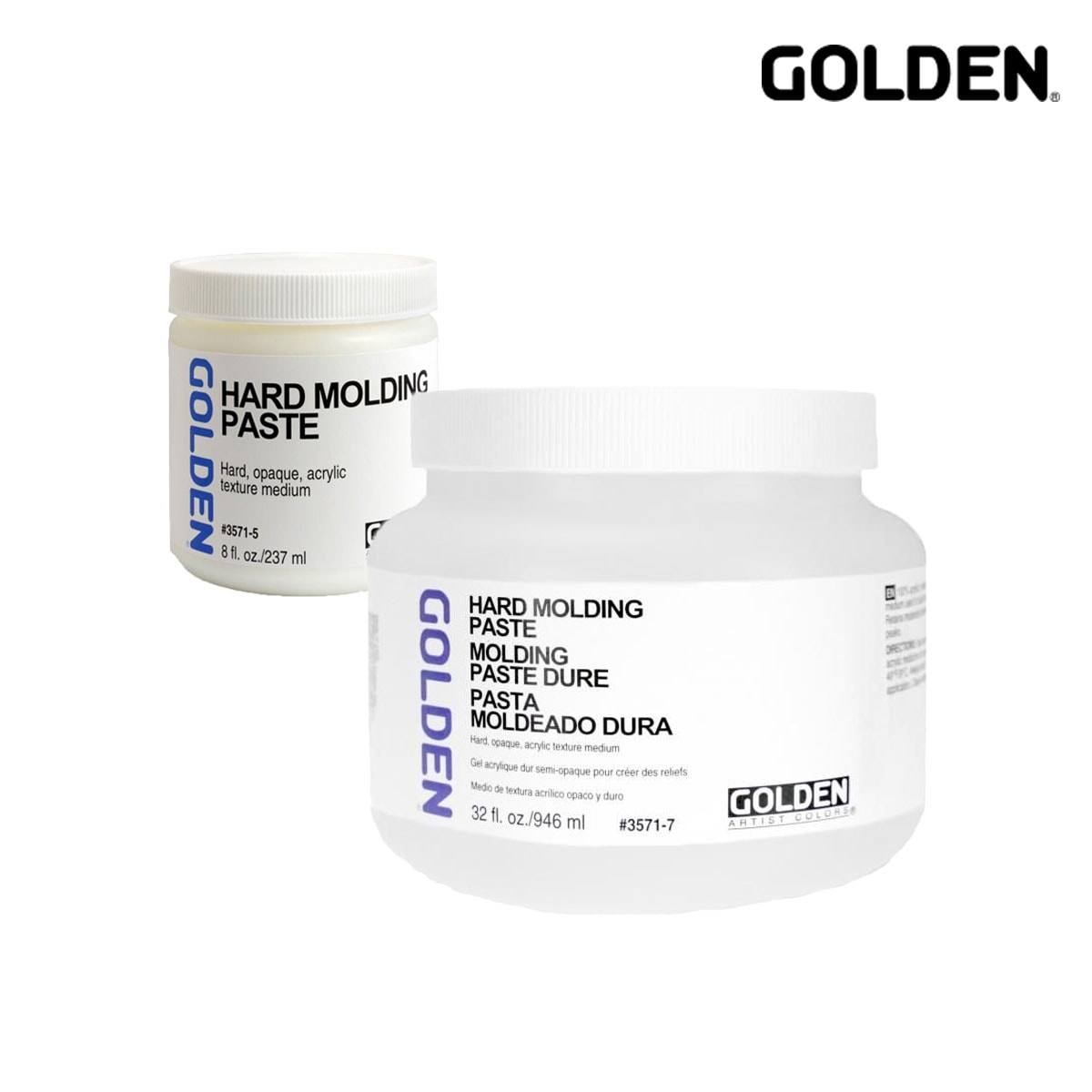 Golden アクリックス メディウム 3571 ハードモデリング ペースト 237ml/946ml