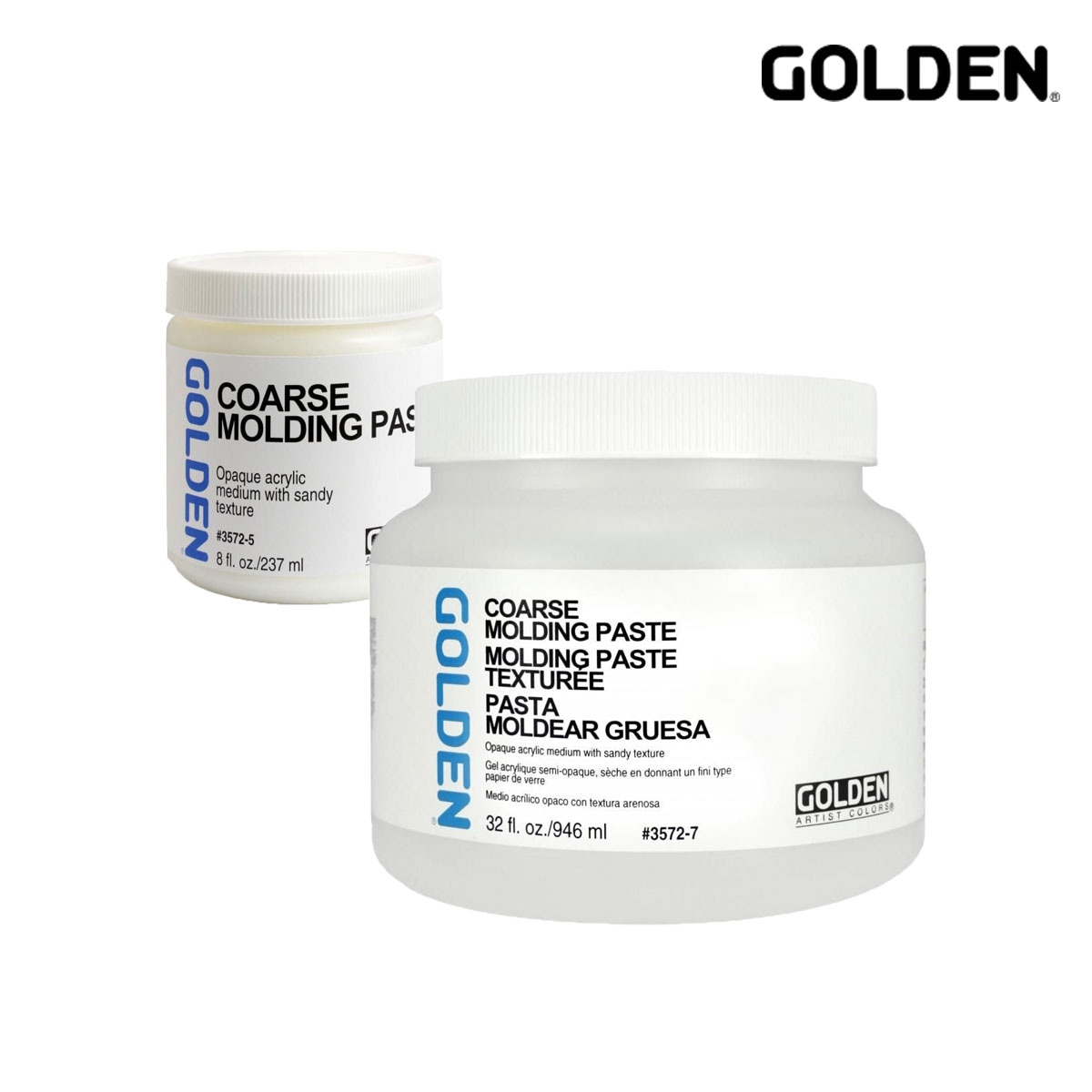 Golden アクリックス メディウム 3572 コース モデリング ペースト 237ml/946ml