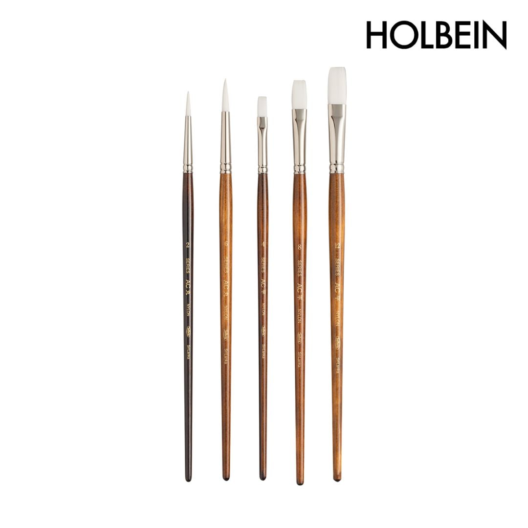 ホルベイン 画筆セット 8  アクリル用筆 5本組 130318