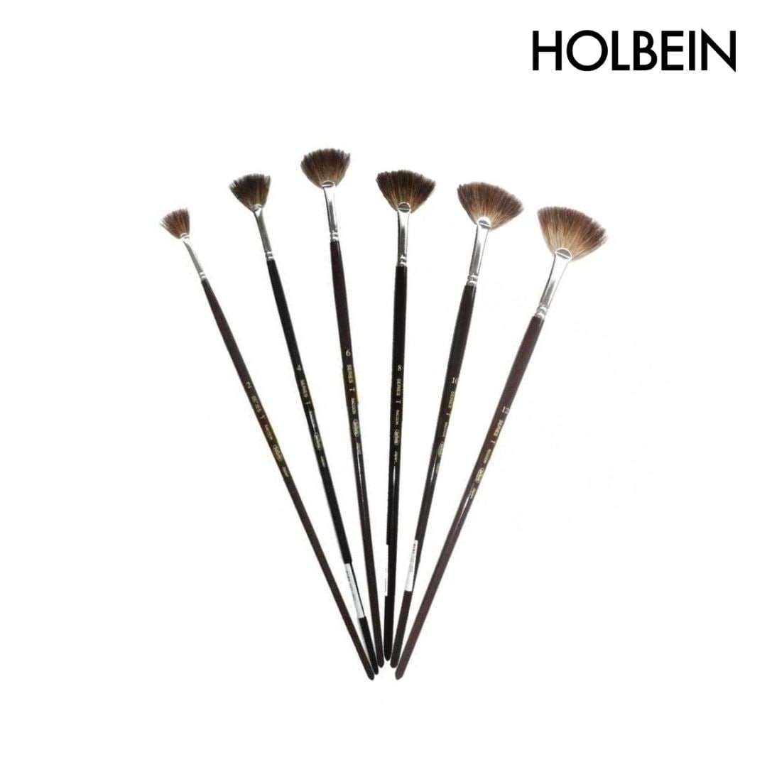 ホルベイン 油彩画筆 T (狸毛) ファン 2号-12号