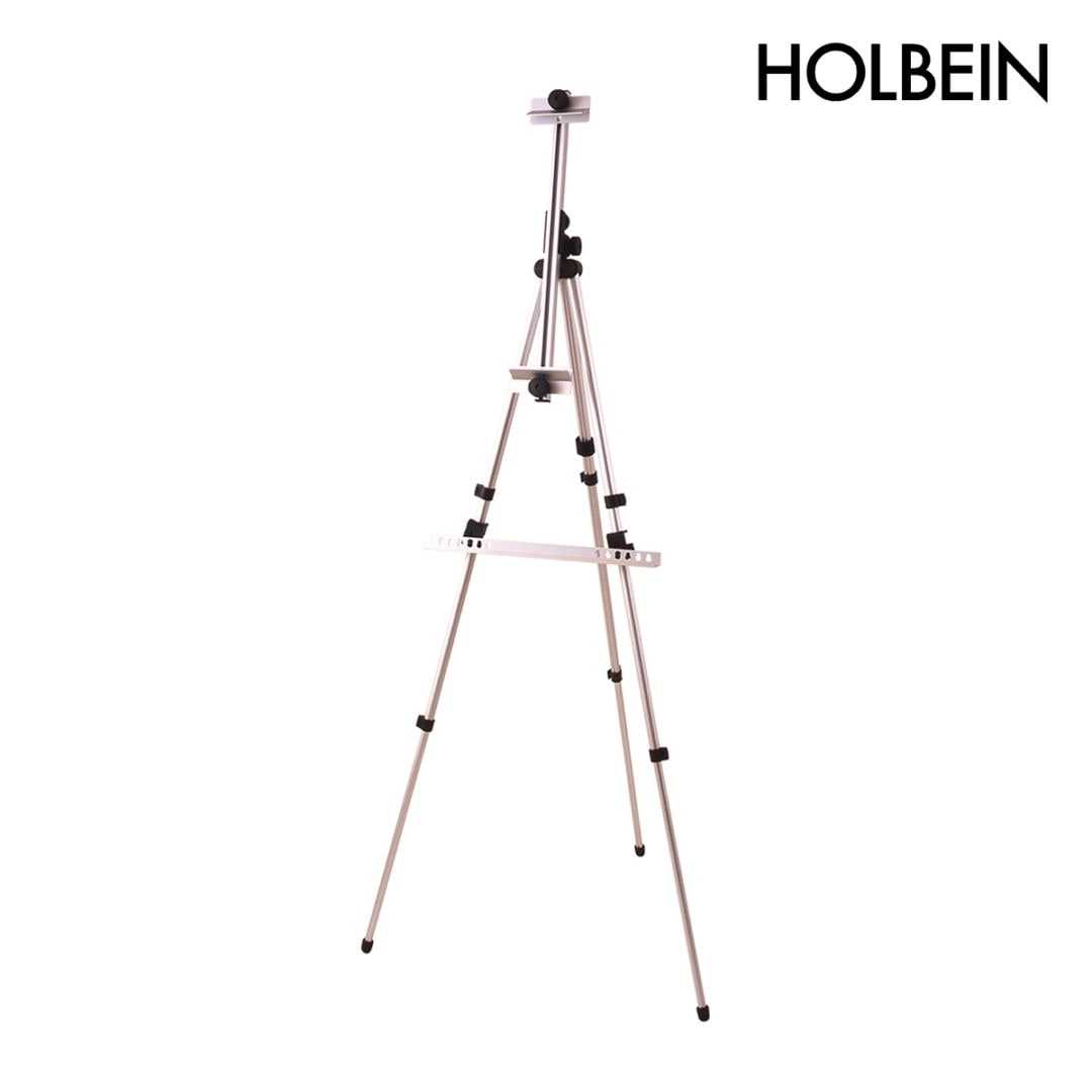 ホルベイン 野外用イーゼル ニューシルバーイーゼル No.WL-63 アルミ製 水平タイプ 
