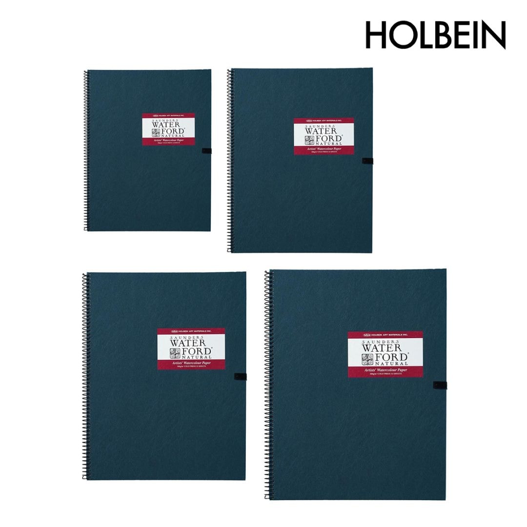 ホルベイン ウォーターフォード水彩紙 ナチュラル スプリング 300g 中目(SM/F4/F6/F8)各サイズ