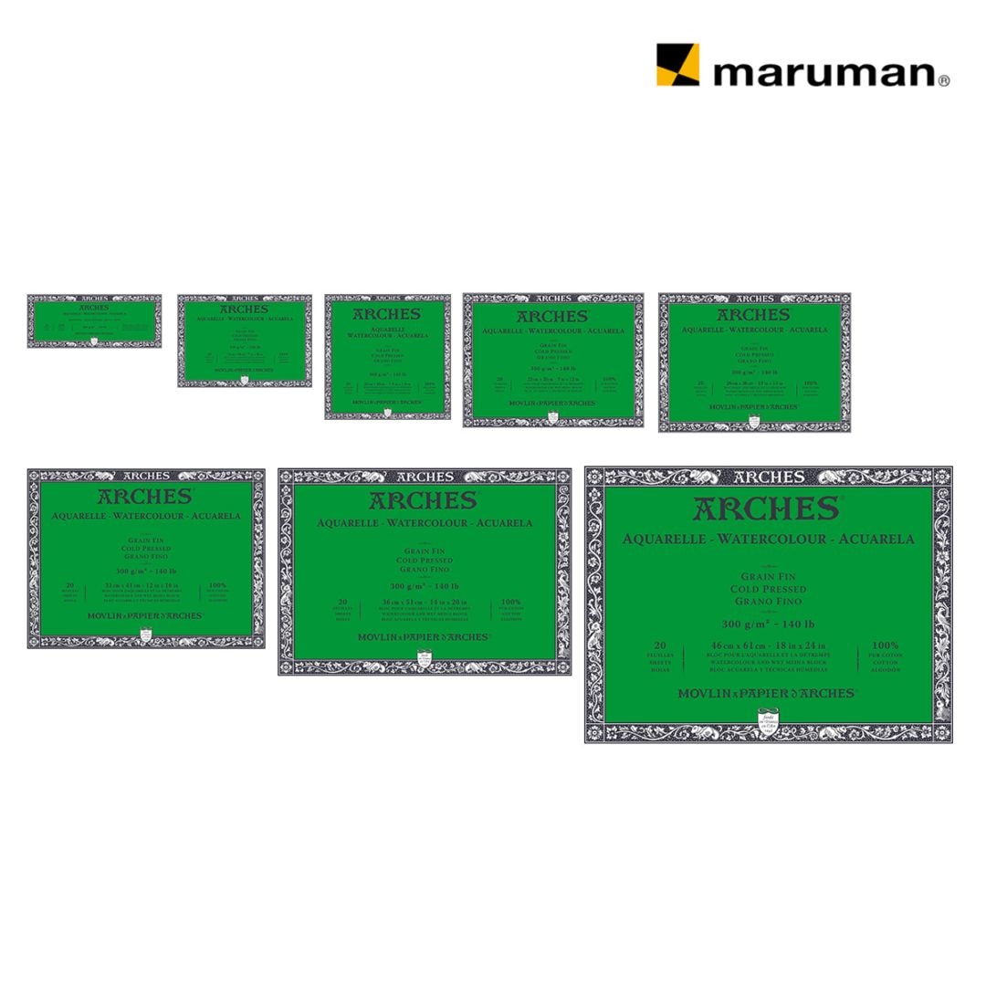 新品　アルシュ水彩紙　F6サイズ　31cmx410cm 300g/m² アルシュ水彩紙 ブロック 極細 300g/㎡ ＜F6＞ | 製品情報