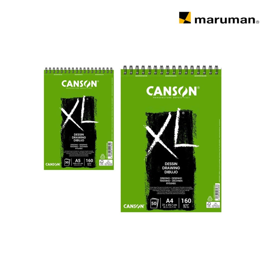 キャンソン ＸＬ デッサン スパイラル(A5/A4)各サイズ