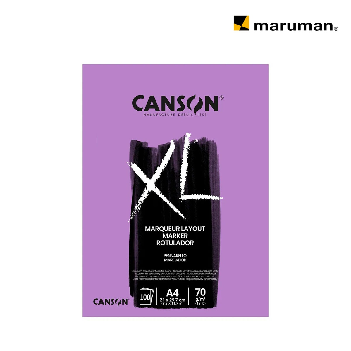 キャンソン ＸＬ マーカーパッド A4