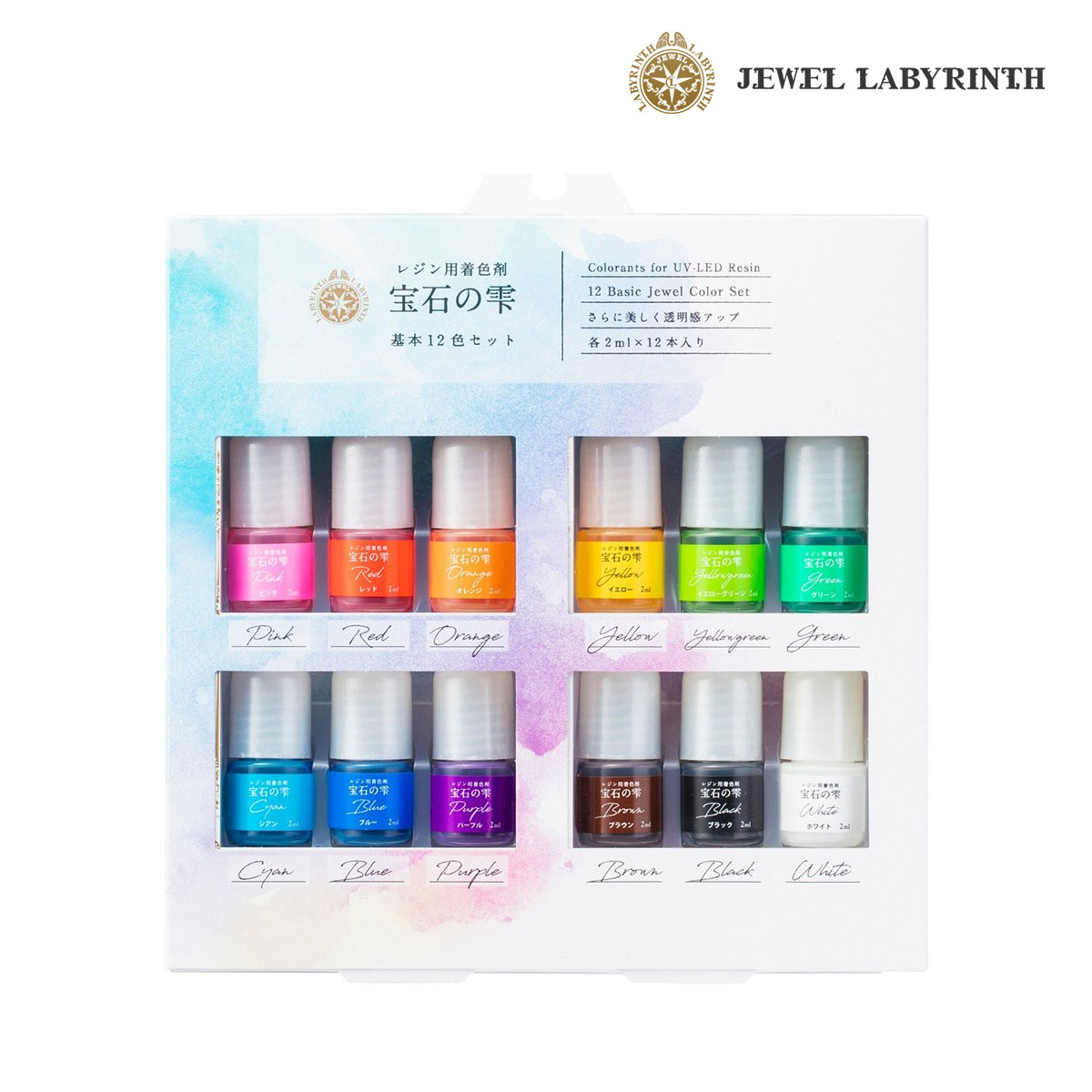 パジコ 宝石の雫 基本12色セット (403295)