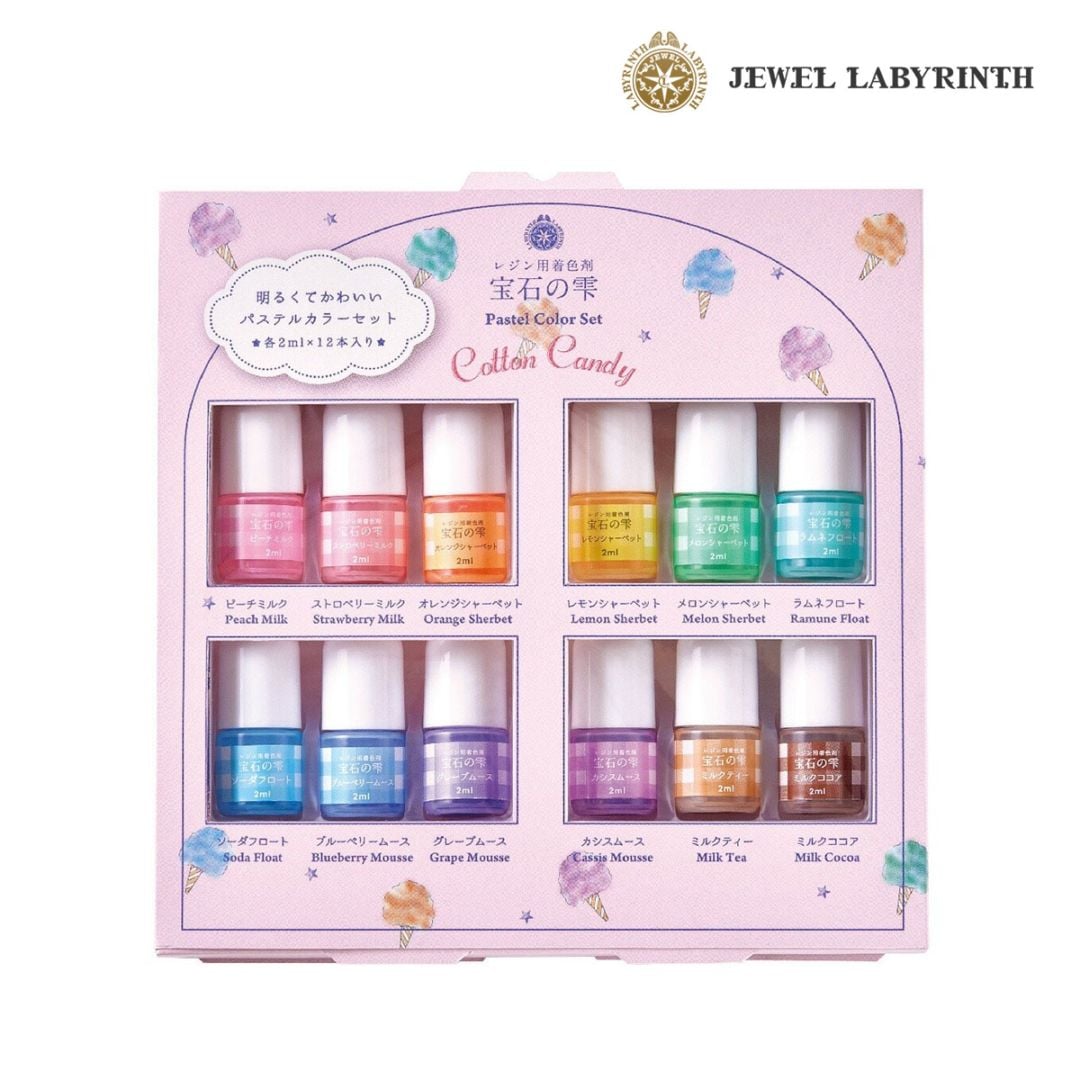 パジコ 宝石の雫パステルカラーセット コットンキャンディ (403402)