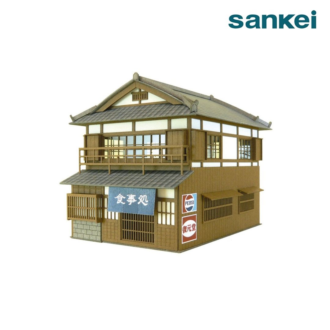 さんけい ジオラマ 情景シリーズ S=1/87 入母屋造りの町家 (MK05-03)